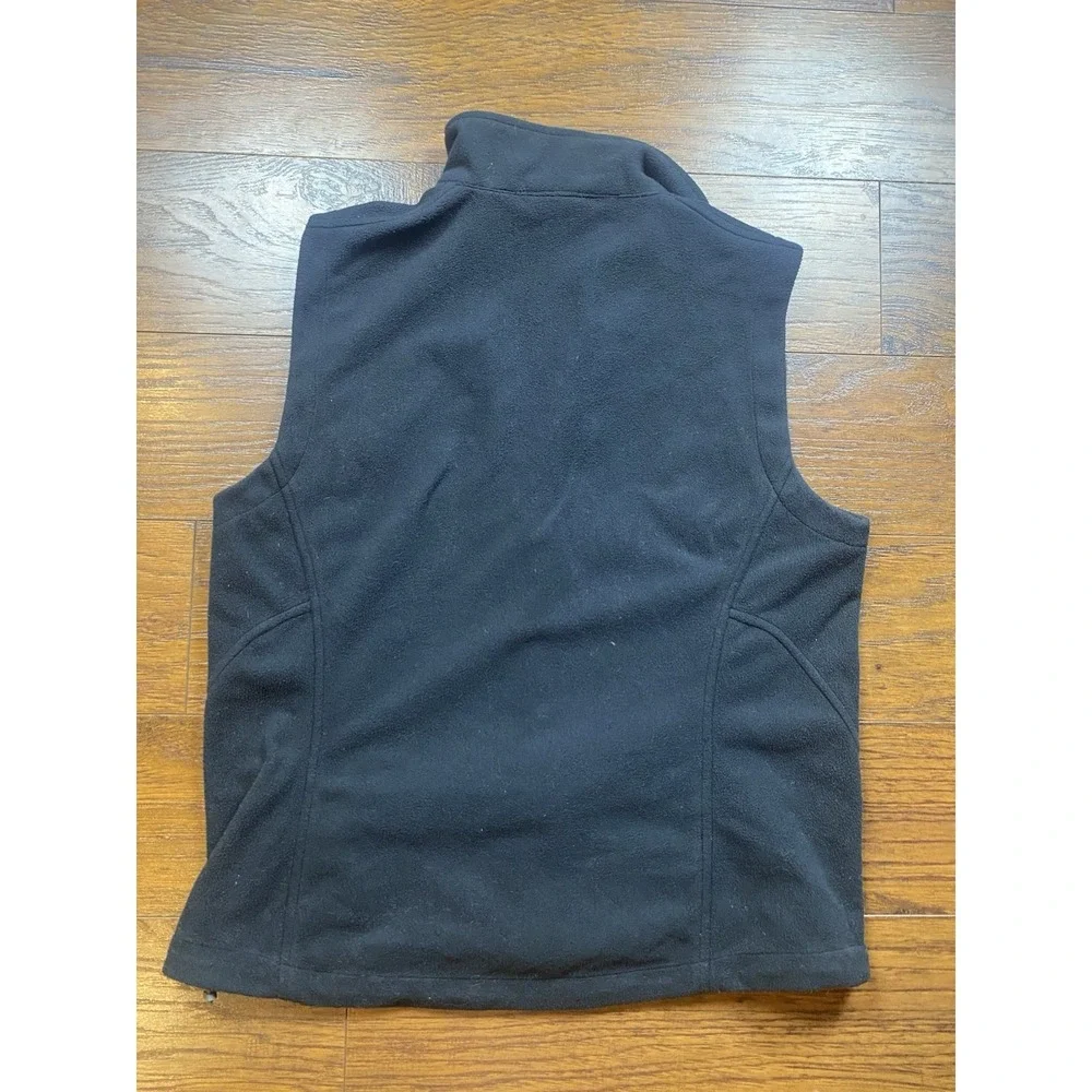The North Face WindWall Fleece‎ Vest Mens Small Black Full Zip Outdoor Hiking